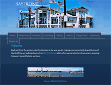 Tablet Screenshot of bayfrontone.com